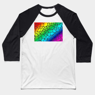 Giraffe - Rainbow Baseball T-Shirt